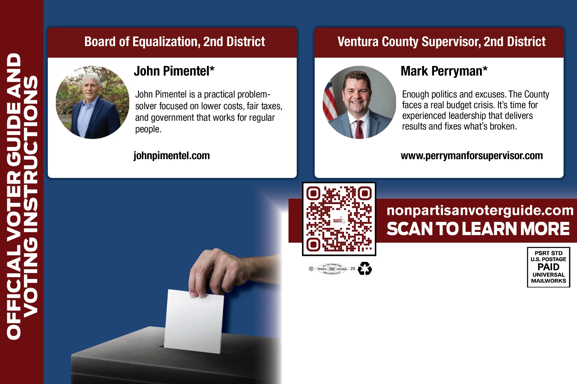 CA Slates — California Voter Guides & Slate Mailers